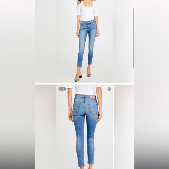 NWOT 7 For All Mankind Ankle Skinny Jeans - Sz. 27 - Picture 2 of 8